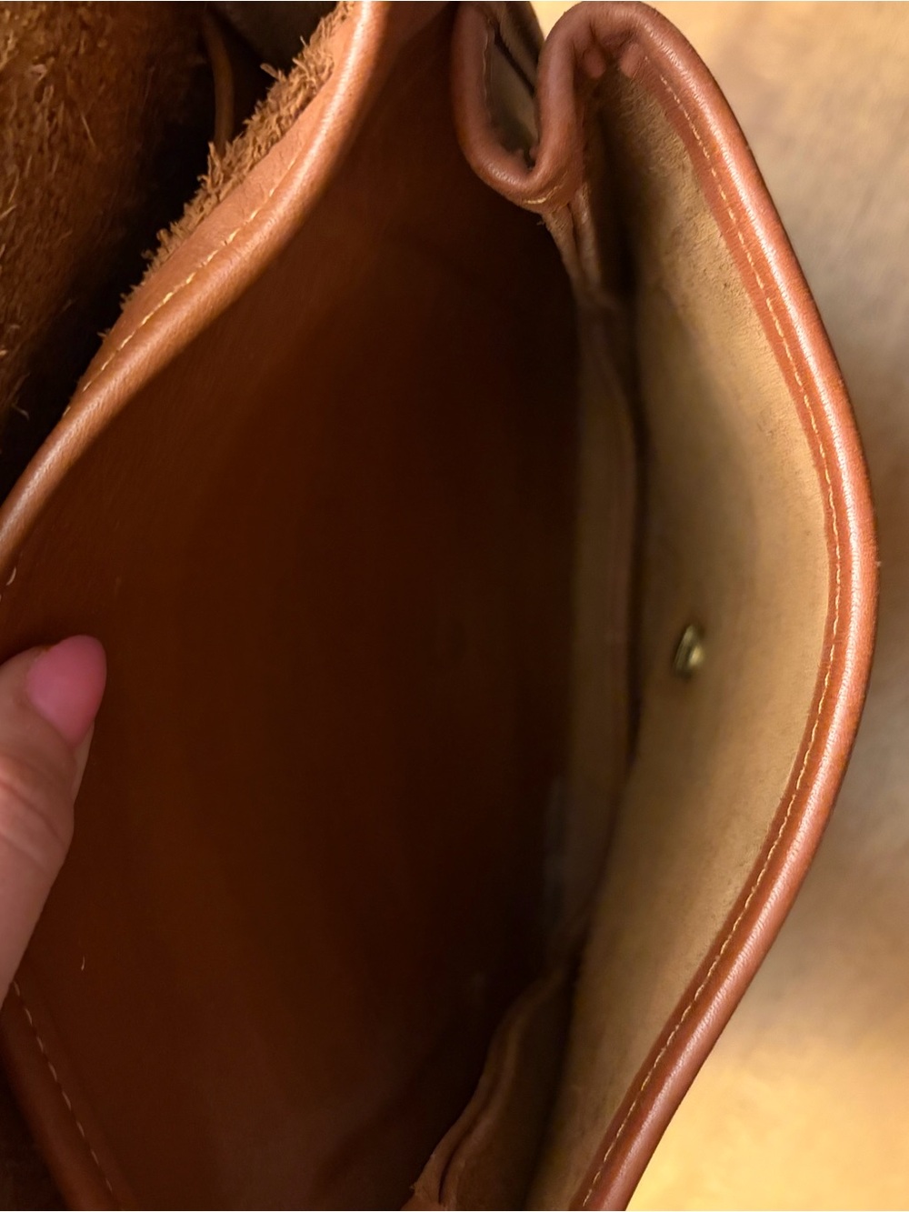 Coach Vintage Brown Leather Crossbody Satchel - Picture 6 of 10